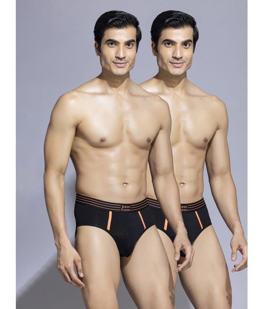     			John Players Black John Players Briefs Cotton Men's Briefs ( Pack of 2 )