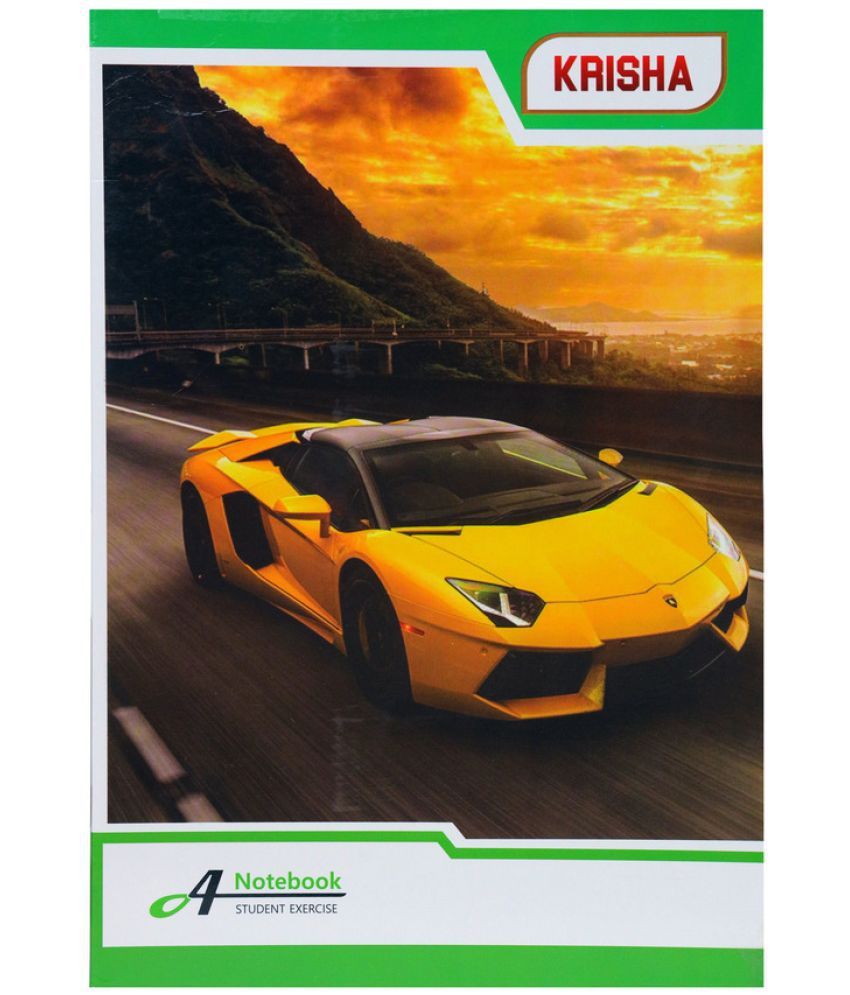     			Krisha Long Notebook - 140 Pages, Single Line, 30.cm X 21.cm (Pack Of 2)