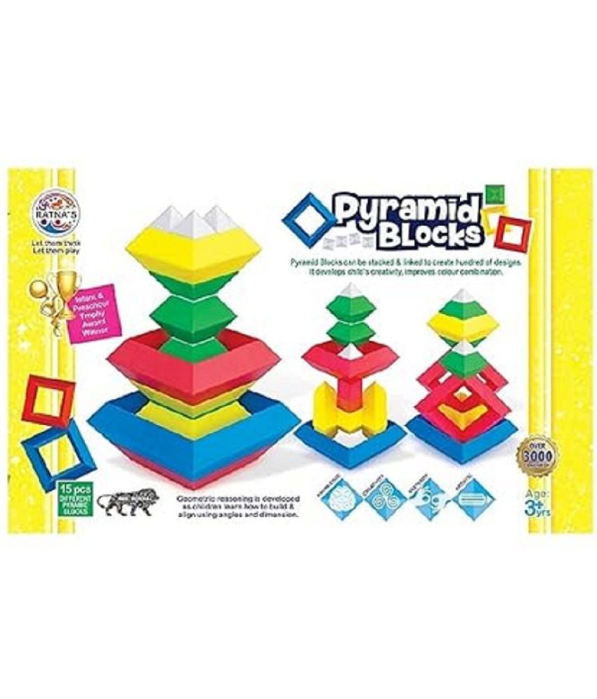     			Ratna's Pyramid Blocks for Kids. Help Your Child Develop Imagination and Cognitive Skills.