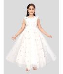 Aarika Net Gown For Girls ( Pack of 1 , White )