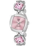 OHHO Silver Metal Analog Womens Watch