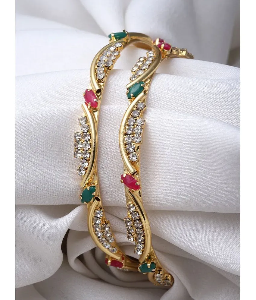 Gold plated bangles on on sale snapdeal