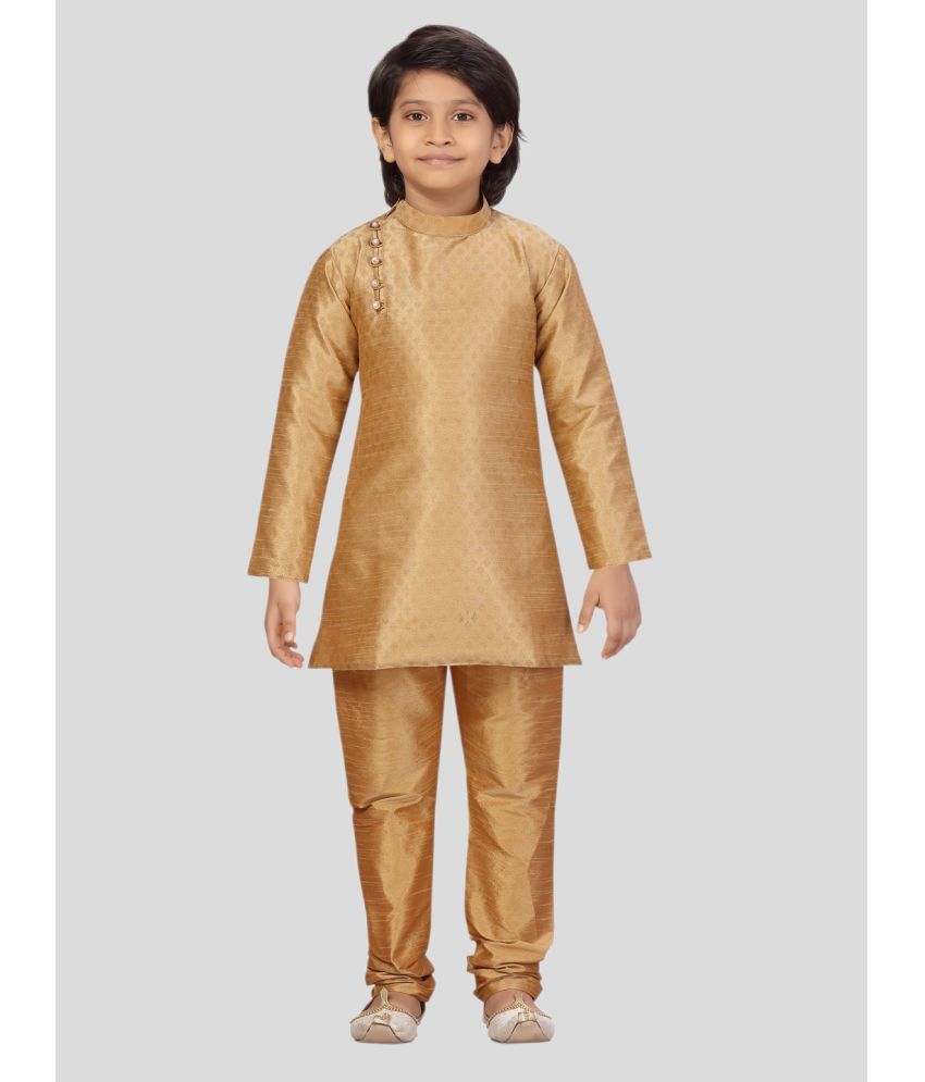     			Aarika Beige Silk Boys ( Pack of 1 )