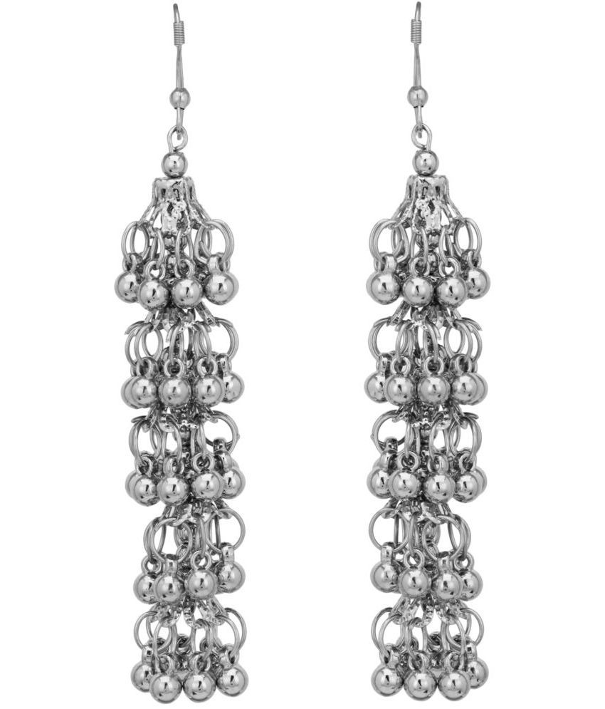    			BLUE PIXEL PRODUCTS Silver Danglers Earrings ( Pack of 1 )