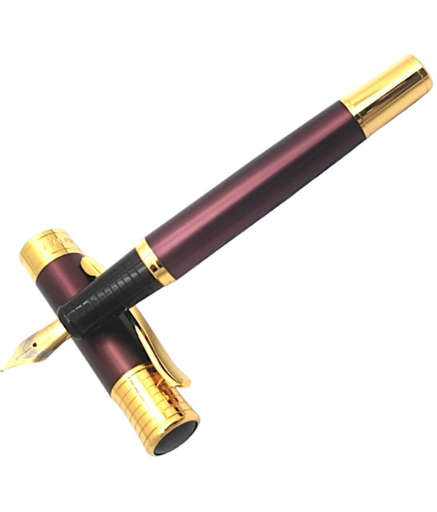     			Dikawen Purple Medium Line Fountain Pen ( Pack of 1 )
