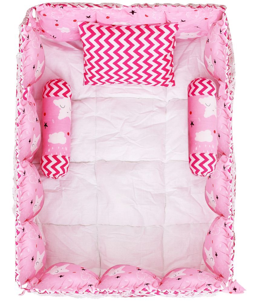     			GEEO Pink Cotton ( 1 pcs) Bedding Sets