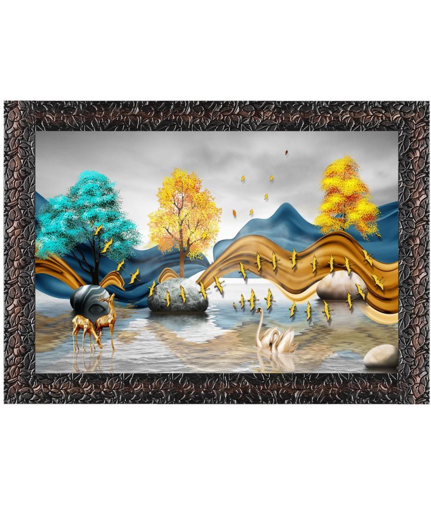     			Indianara Animal Painting With Frame