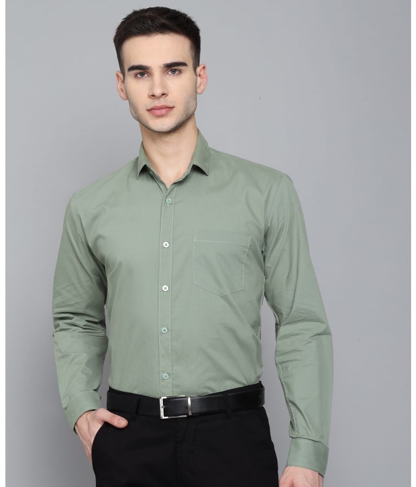     			KIBIT Cotton Slim Fit Full Sleeves Men's Formal Shirt - Grey ( Pack of 1 )