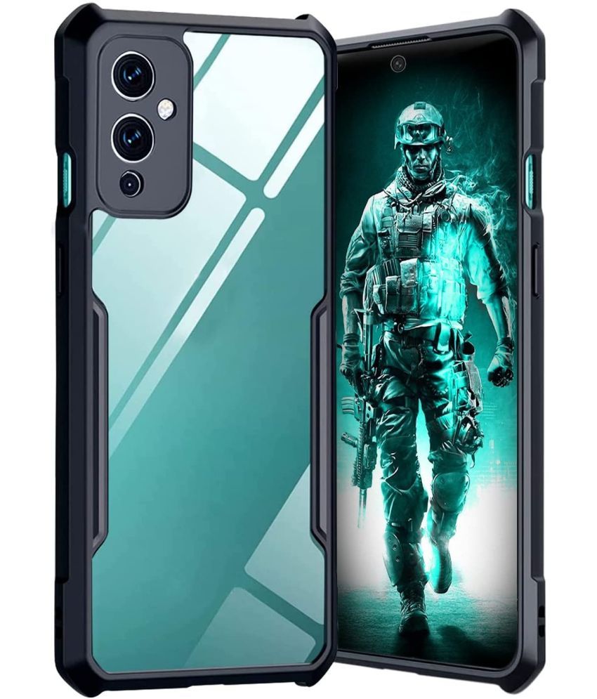     			NBOX Bumper Cases Compatible For TPU Glossy Cases Oneplus 9 ( Pack of 1 )