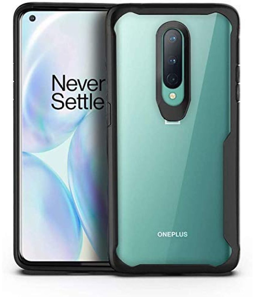     			NBOX Bumper Cases Compatible For TPU Glossy Cases Oneplus 8 ( Pack of 1 )