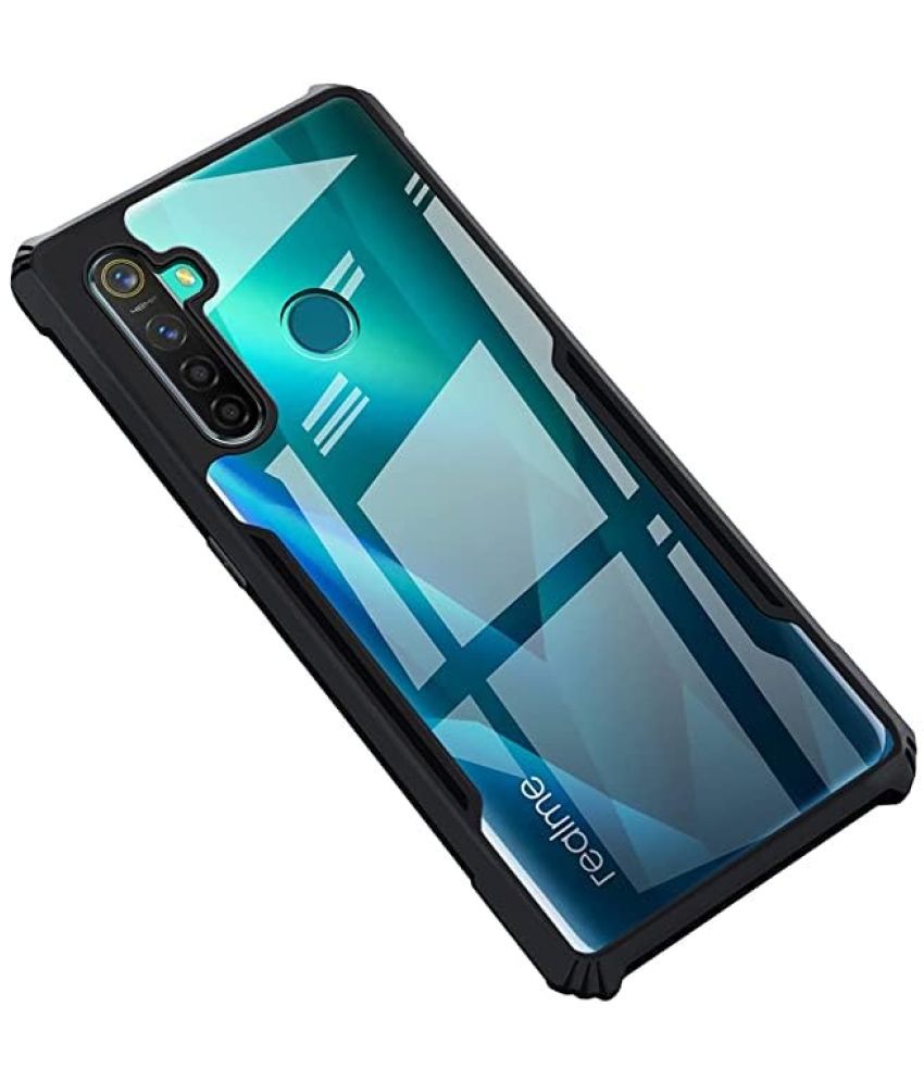     			NBOX Bumper Cases Compatible For TPU Glossy Cases Realme 5 Pro ( Pack of 1 )