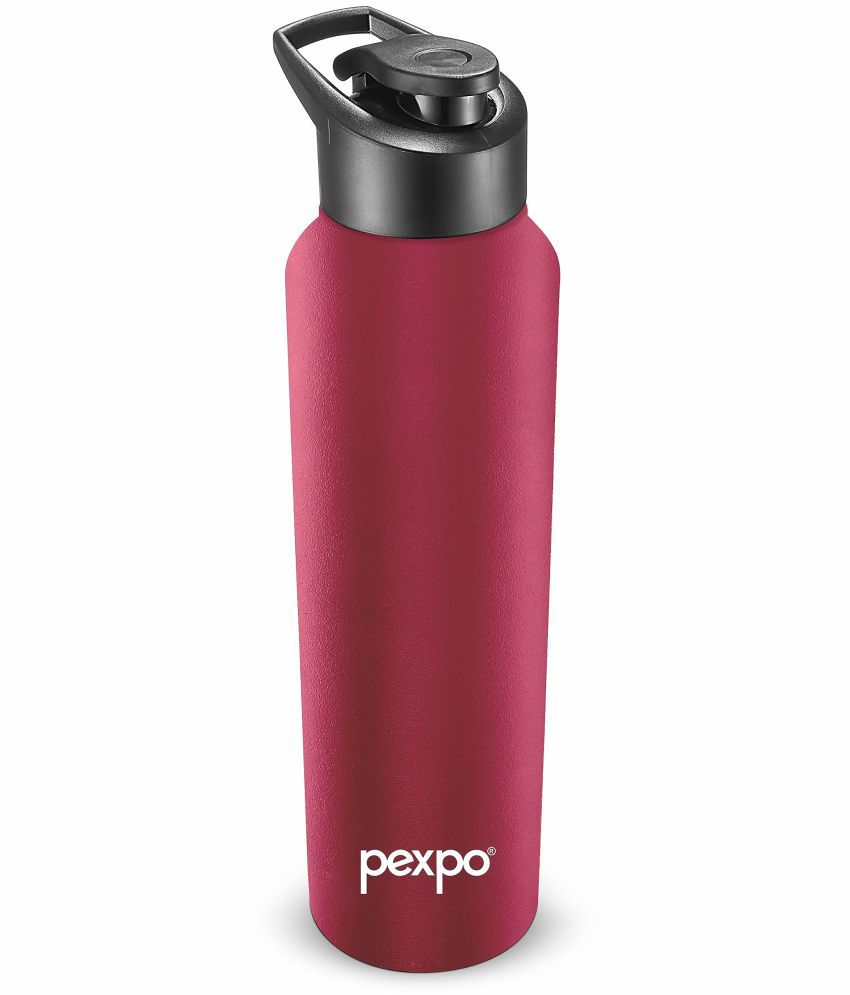     			Pexpo Sports and Hiking Stainless Steel Chromo Red Fridge Water Bottle 750ml mL ( Set of 1 )