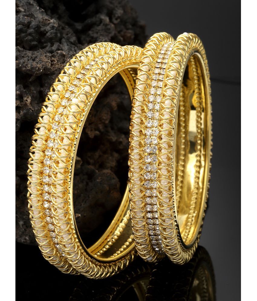     			Sukkhi Gold Bangle Set ( Pack of 2 )