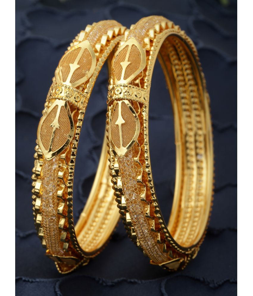     			Sukkhi Gold Bangle Set ( Pack of 2 )