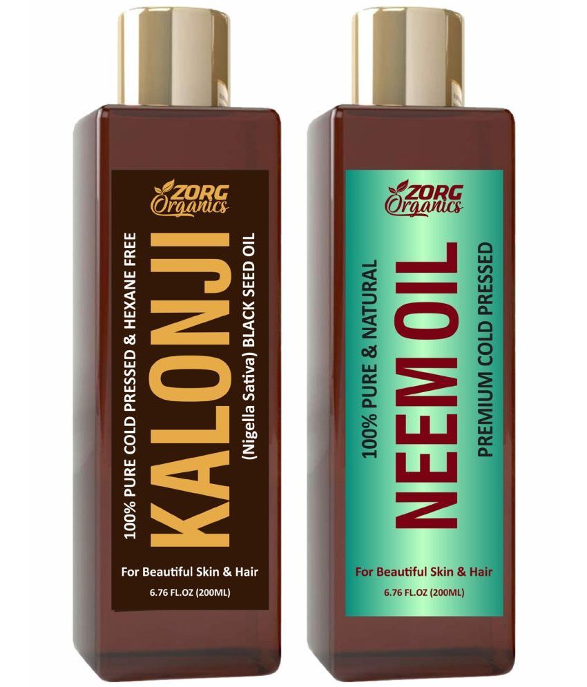     			Zorg Organics Hair Growth Kalonji Oil 400 ml ( Pack of 2 )