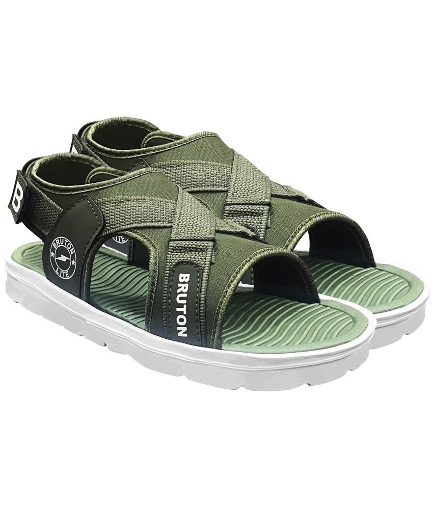     			BRUTON - Olive Men's Sandals