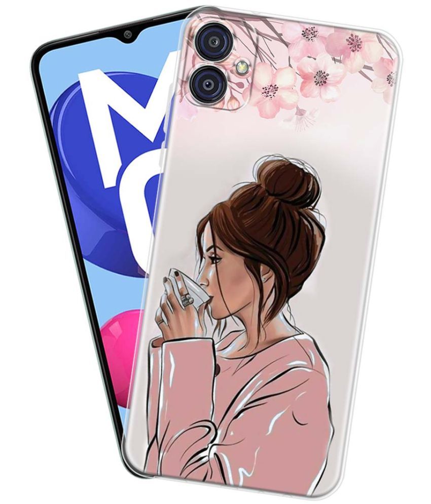     			Fashionury Multicolor Printed Back Cover Silicon Compatible For Samsung Galaxy M04 ( Pack of 1 )