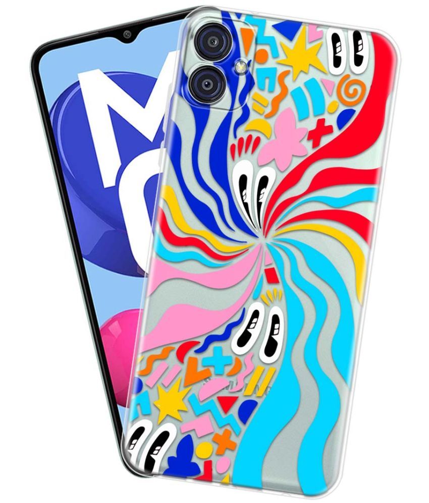     			Fashionury Multicolor Printed Back Cover Silicon Compatible For Samsung Galaxy M04 ( Pack of 1 )