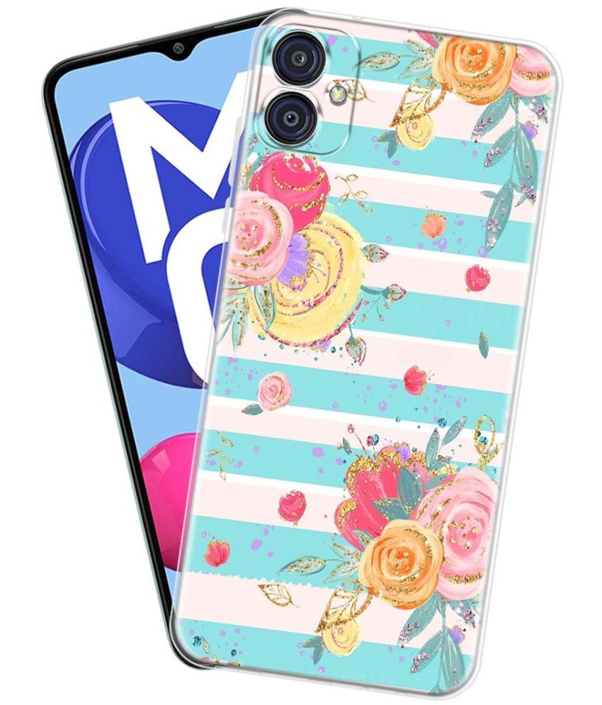     			Fashionury Multicolor Printed Back Cover Silicon Compatible For Samsung Galaxy M04 ( Pack of 1 )