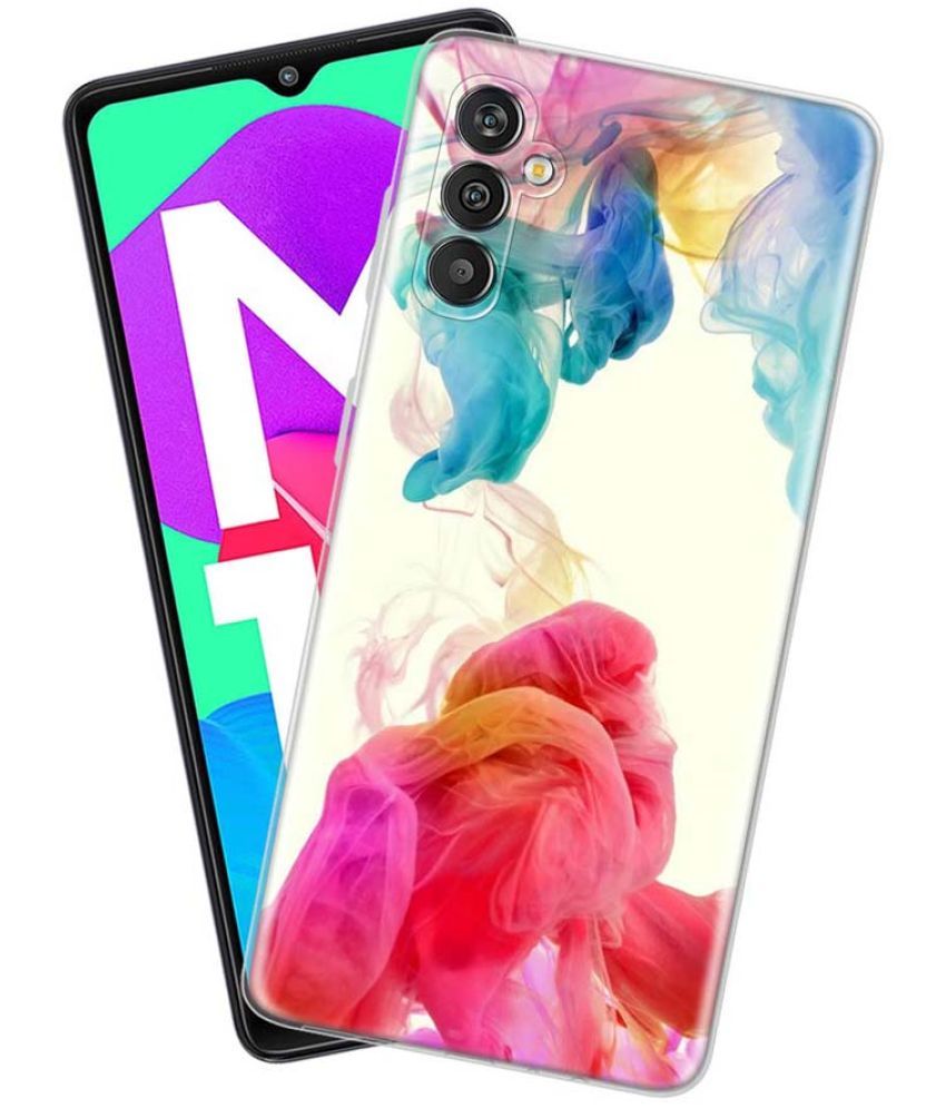     			Fashionury Multicolor Printed Back Cover Silicon Compatible For Samsung Galaxy M13 ( Pack of 1 )