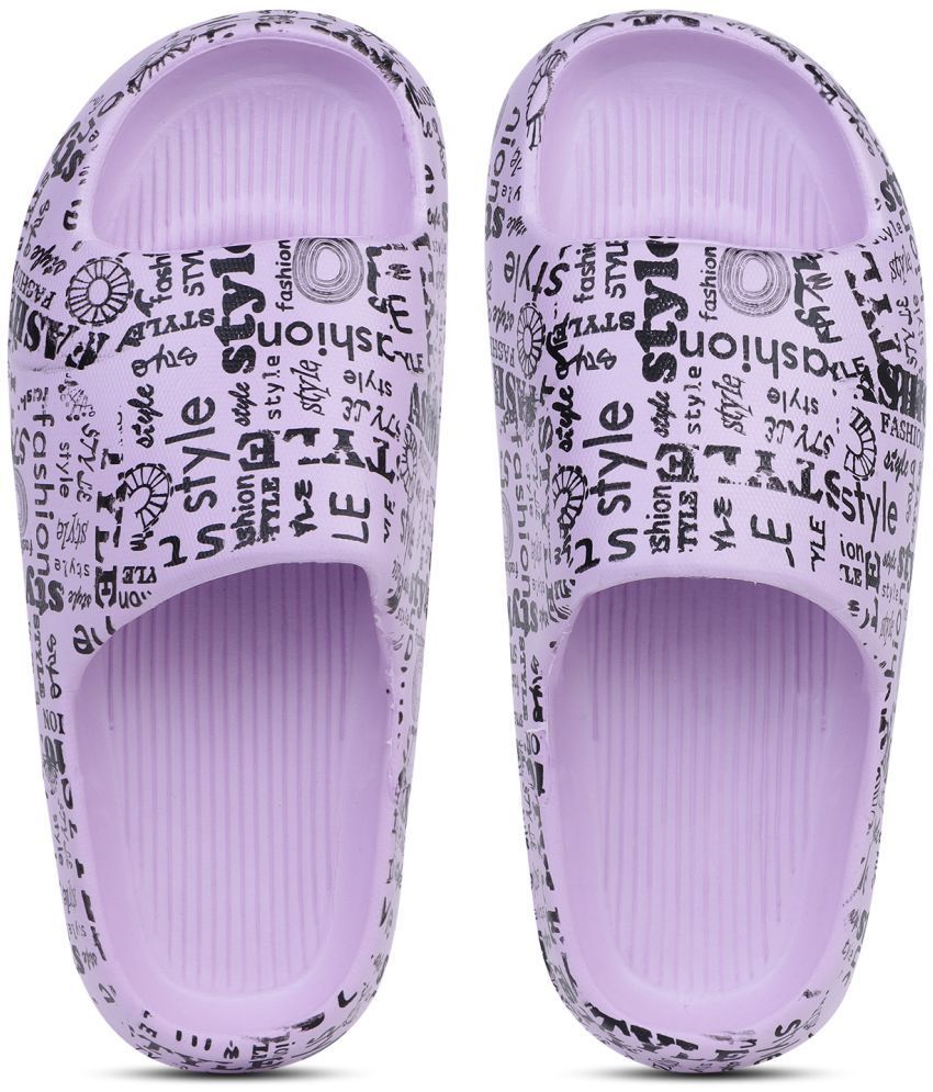     			Pampy Angel Purple Women's Slide Flip flop