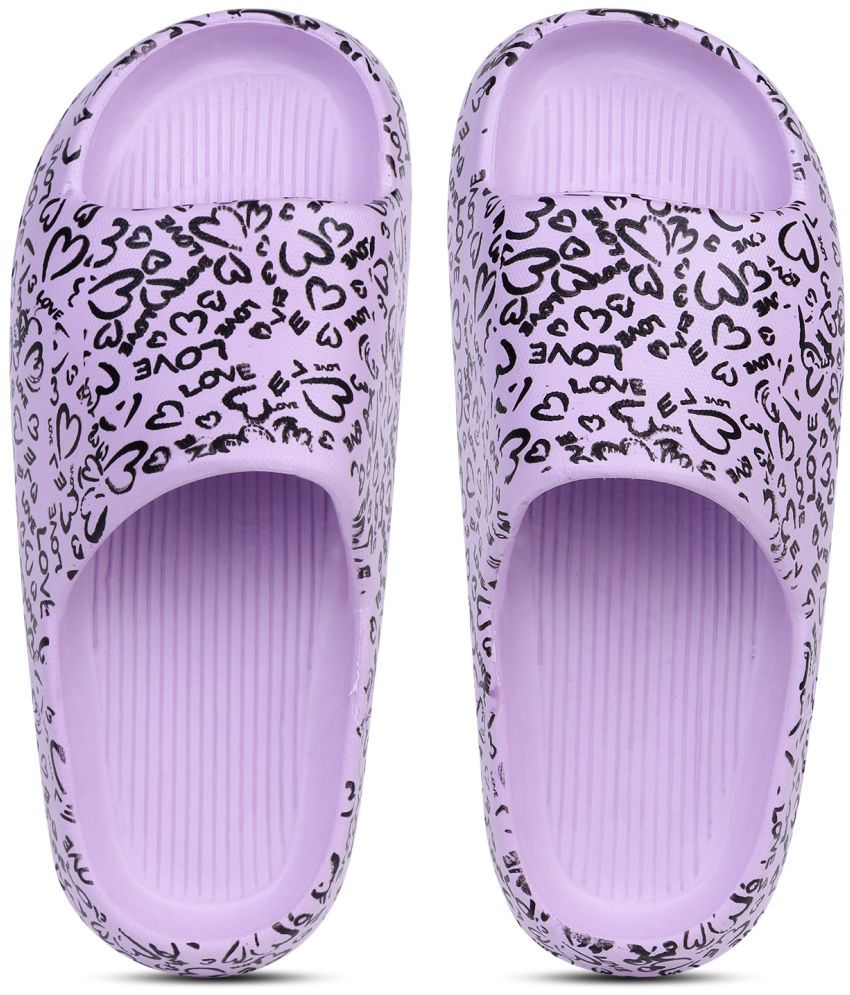     			Pampy Angel Purple Women's Slide Flip flop