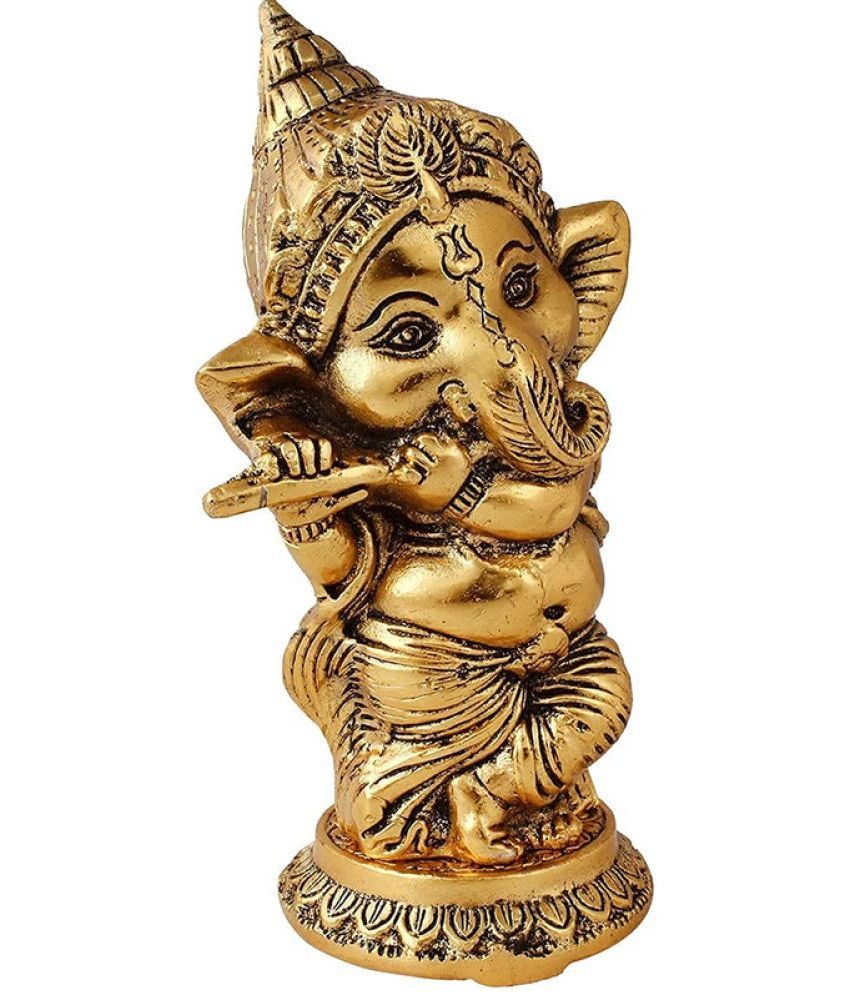     			TINUMS Brass Lord Ganesha Idol ( 15 cm )