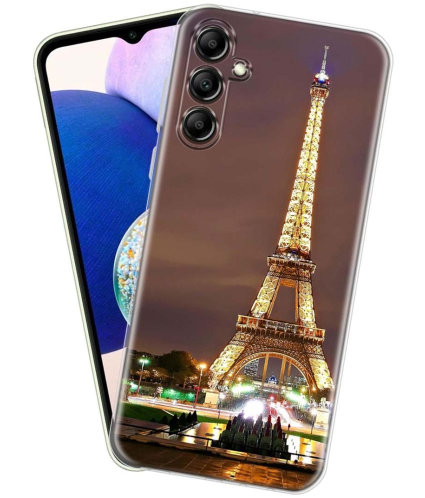     			Fashionury Multicolor Printed Back Cover Silicon Compatible For Samsung Galaxy A14 5G ( Pack of 1 )