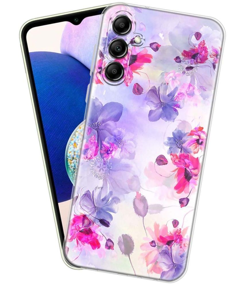     			Fashionury Multicolor Printed Back Cover Silicon Compatible For Samsung Galaxy A14 5G ( Pack of 1 )