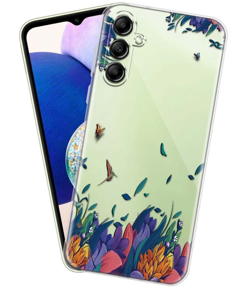     			Fashionury Multicolor Printed Back Cover Silicon Compatible For Samsung Galaxy A14 5G ( Pack of 1 )