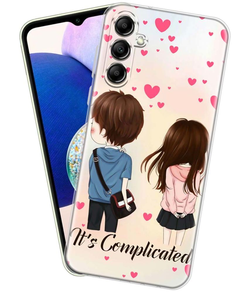     			Fashionury Multicolor Printed Back Cover Silicon Compatible For Samsung Galaxy A14 5G ( Pack of 1 )