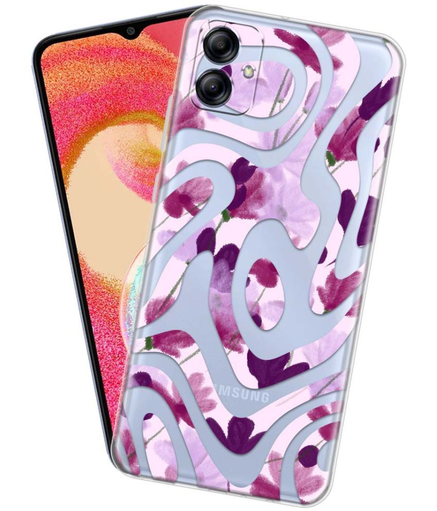     			Fashionury Multicolor Printed Back Cover Silicon Compatible For Samsung Galaxy A04e ( Pack of 1 )