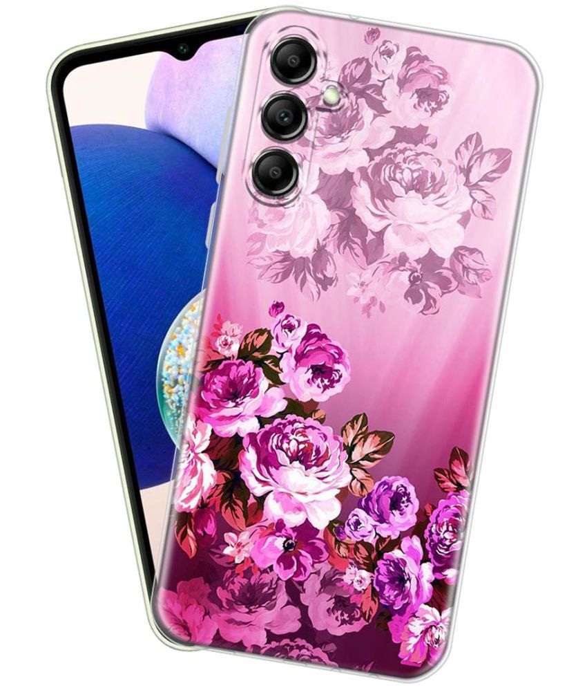     			Fashionury Multicolor Printed Back Cover Silicon Compatible For Samsung Galaxy A14 5G ( Pack of 1 )