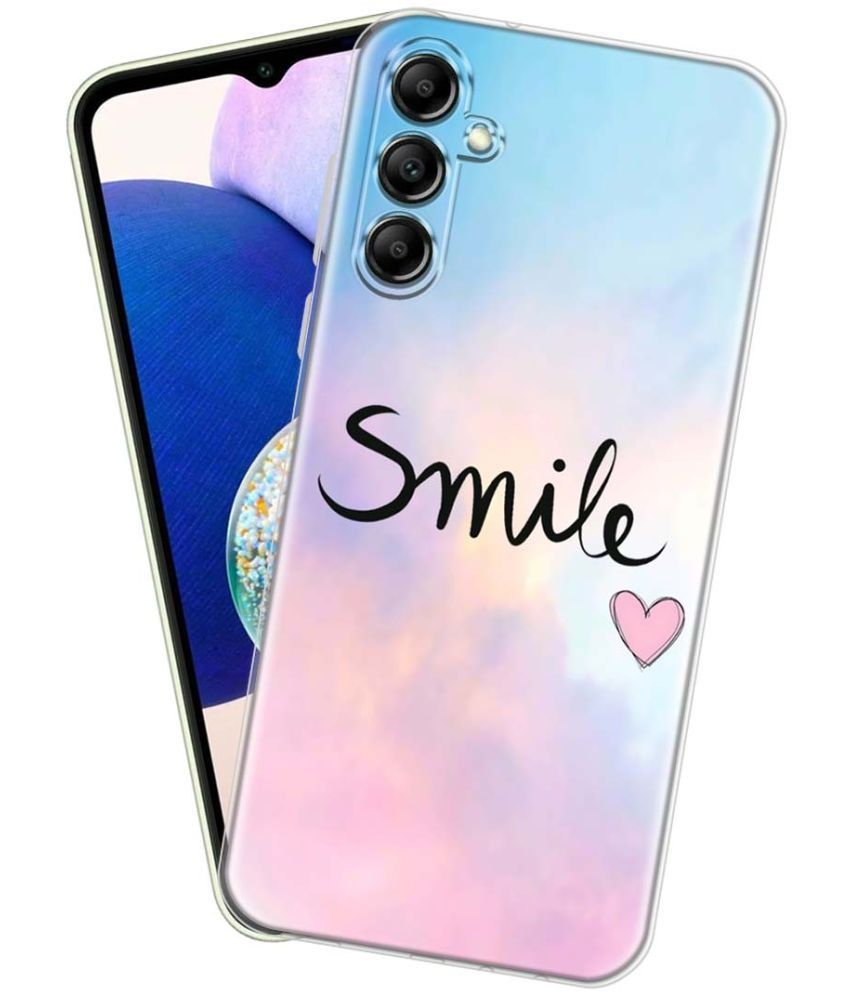     			Fashionury Multicolor Printed Back Cover Silicon Compatible For Samsung Galaxy A14 5G ( Pack of 1 )