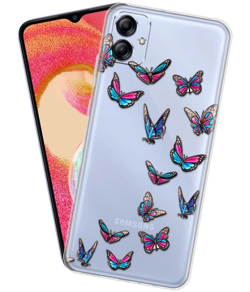     			Fashionury Multicolor Printed Back Cover Silicon Compatible For Samsung Galaxy A04e ( Pack of 1 )