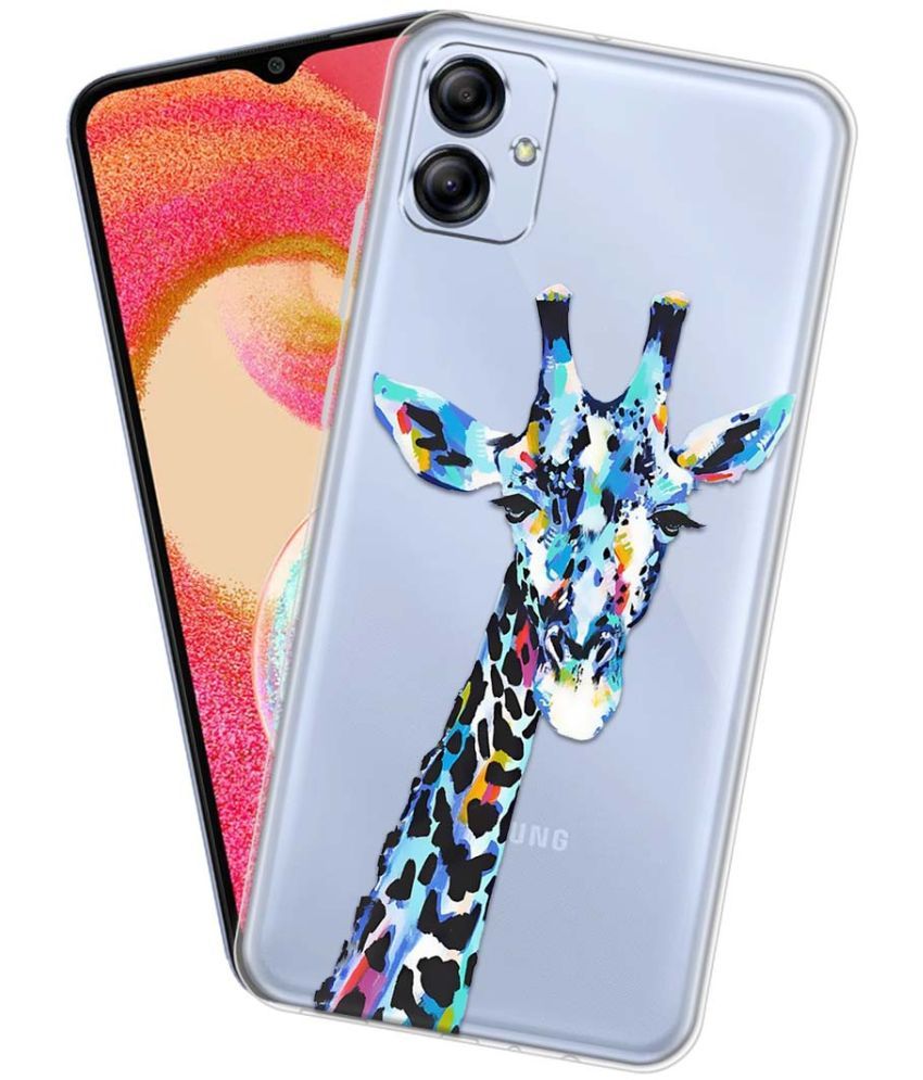     			Fashionury Multicolor Printed Back Cover Silicon Compatible For Samsung Galaxy A04e ( Pack of 1 )