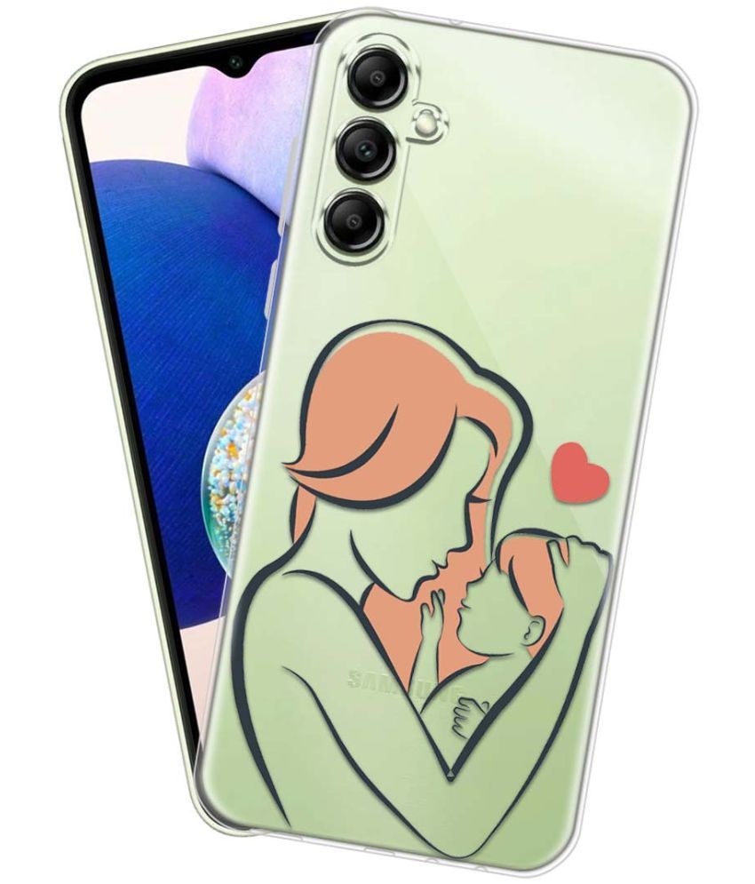     			Fashionury Multicolor Printed Back Cover Silicon Compatible For Samsung Galaxy A14 5G ( Pack of 1 )