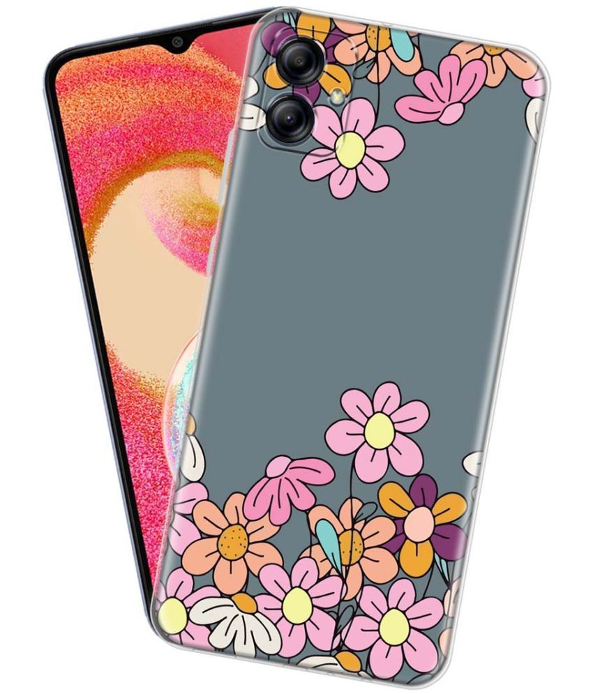     			Fashionury Multicolor Printed Back Cover Silicon Compatible For Samsung Galaxy A04e ( Pack of 1 )