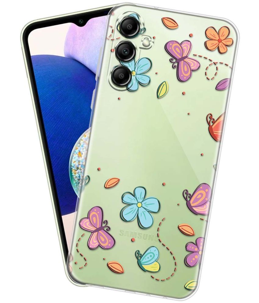     			Fashionury Multicolor Printed Back Cover Silicon Compatible For Samsung Galaxy A14 5G ( Pack of 1 )