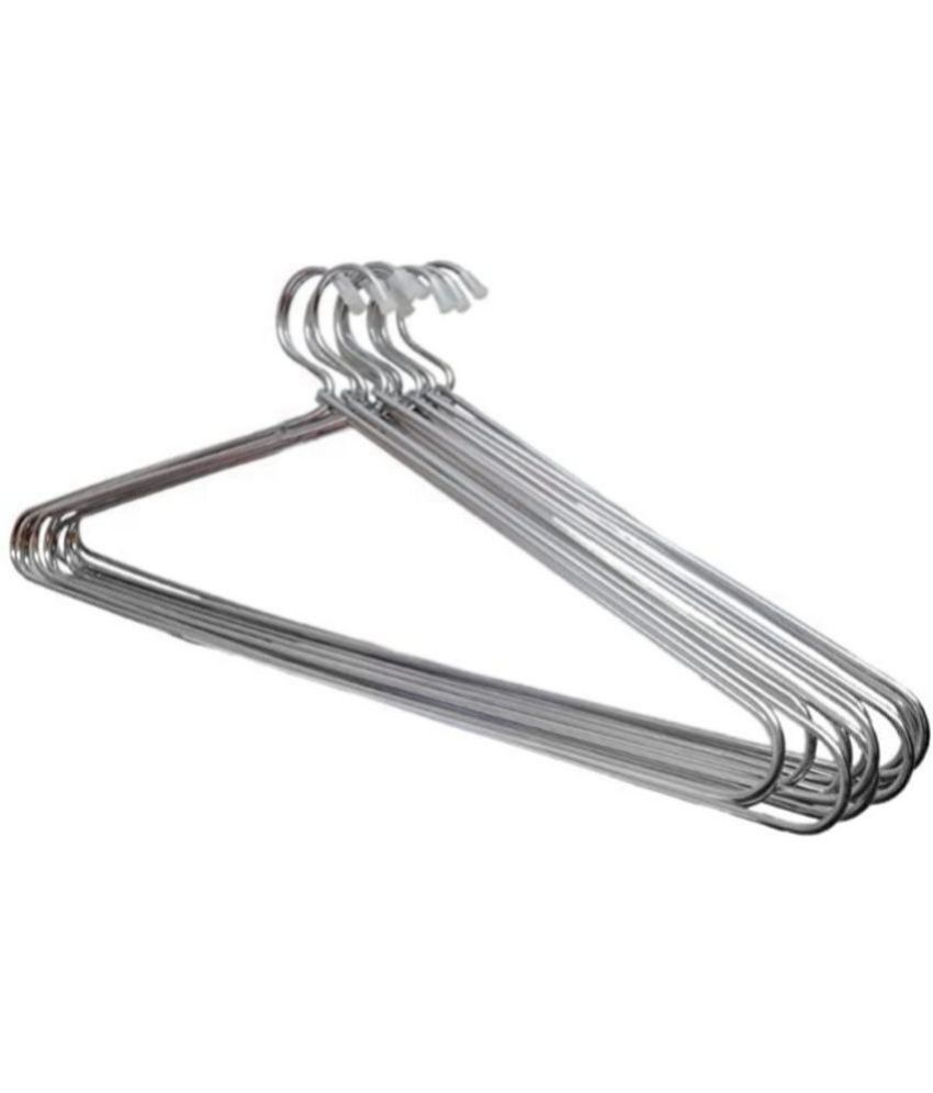     			Handa Stainless Steel Standard Clothes Hangers ( Pack of 12 )