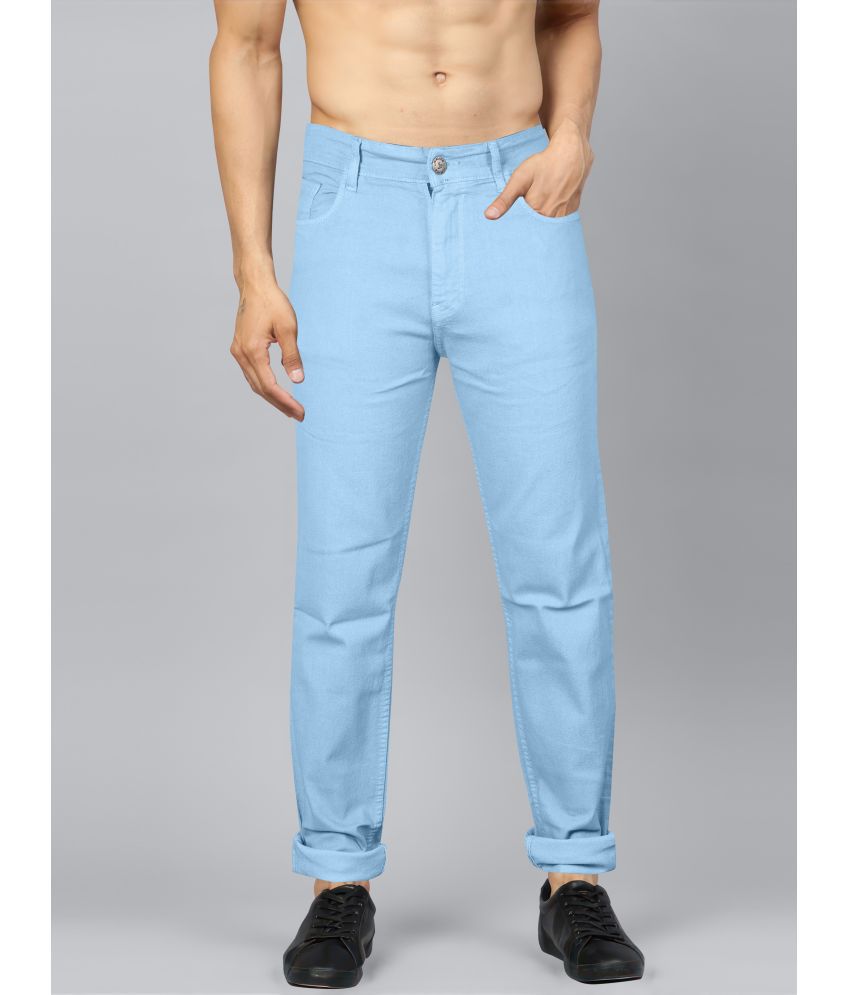     			JB JUST BLACK Regular Fit Cuffed Hem Men's Jeans - Blue ( Pack of 1 )