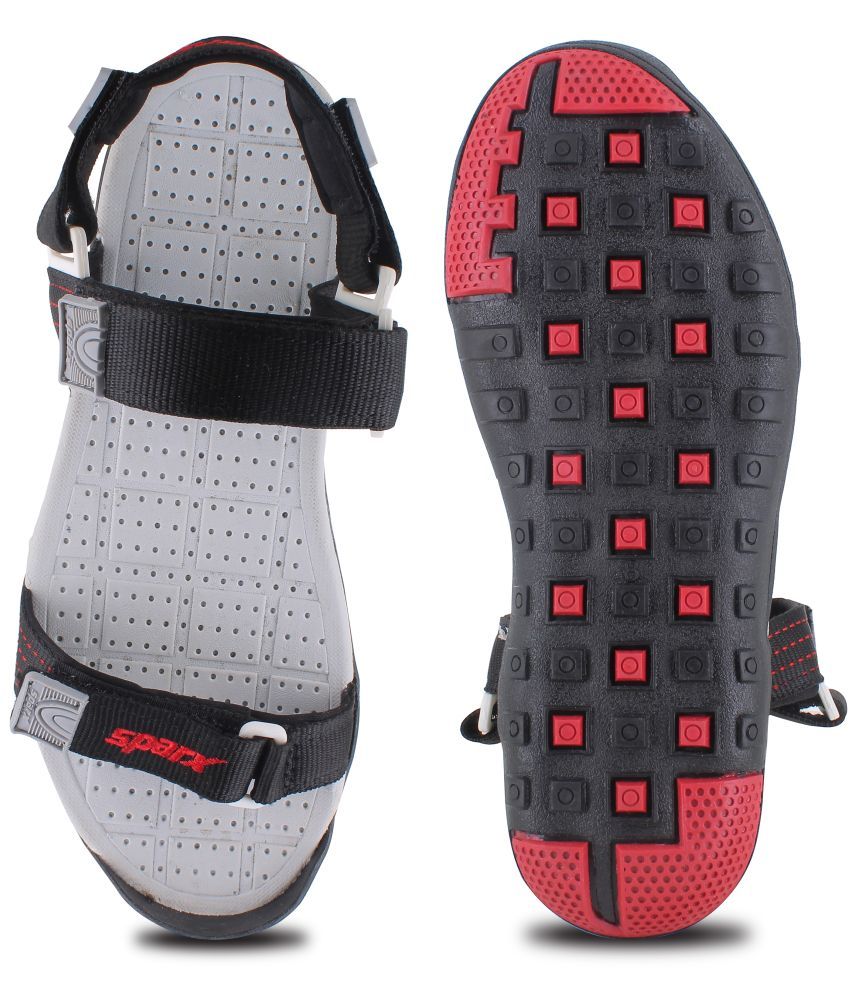     			Sparx - Black Men's Floater Sandals