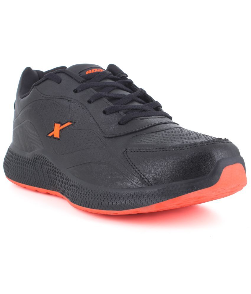     			Sparx Black Men's Sports Running Shoes