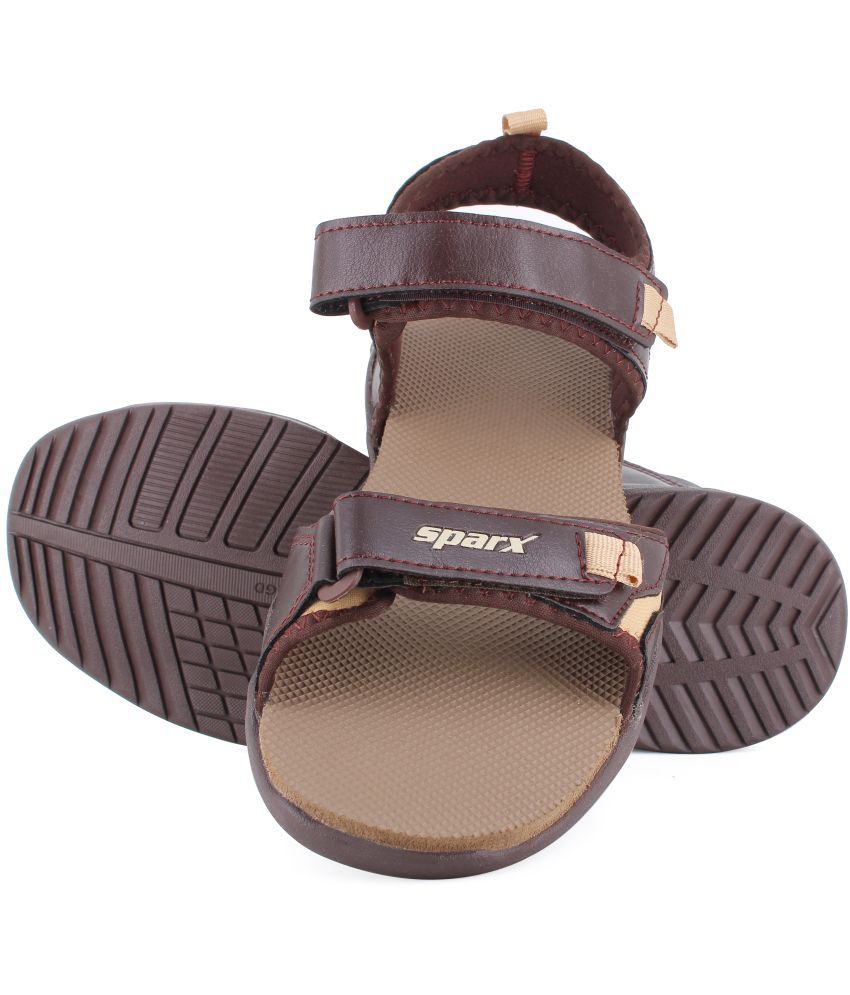     			Sparx - Brown Men's Floater Sandals