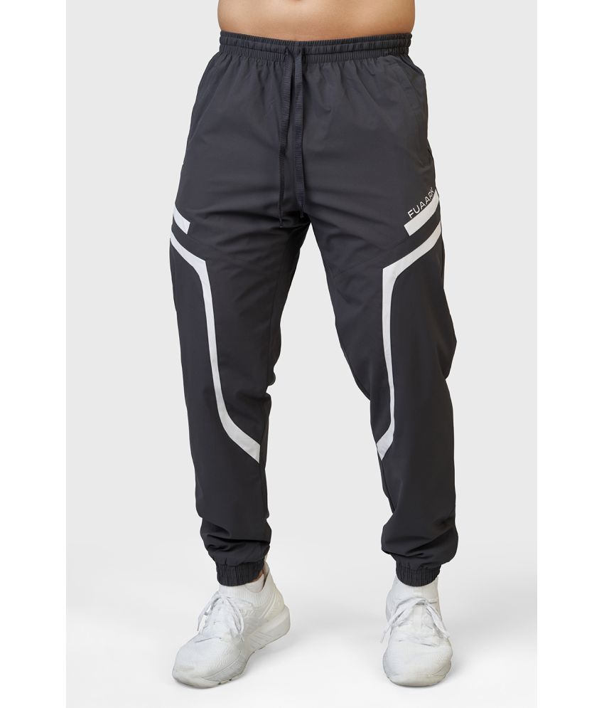     			Fuaark Charcoal Polyester Men's Sports Joggers ( Pack of 1 )