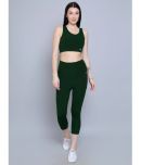 N-Gal Green Polyester Solid Tracksuit - Pack of 1