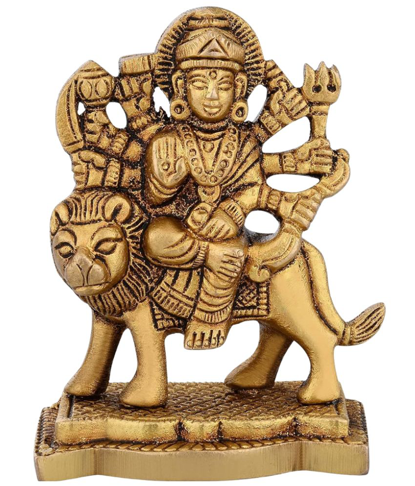     			Shreeyaash Brass Goddess Durga Idol ( 8 cm )