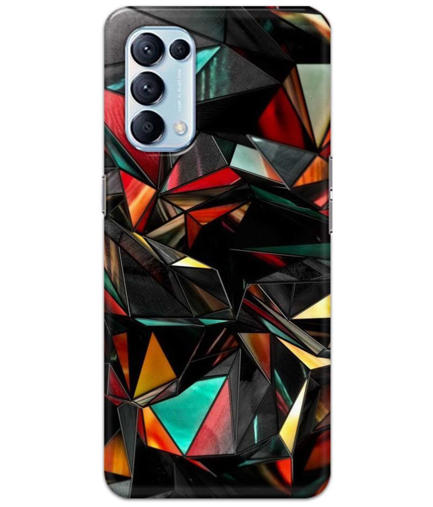     			Tweakymod Multicolor Printed Back Cover Polycarbonate Compatible For oppo reno 5 pro ( Pack of 1 )