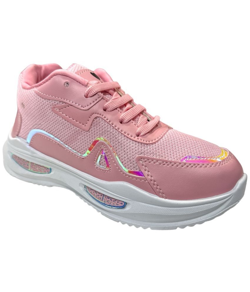     			ZNS ROYAL Pink Women's Sneakers