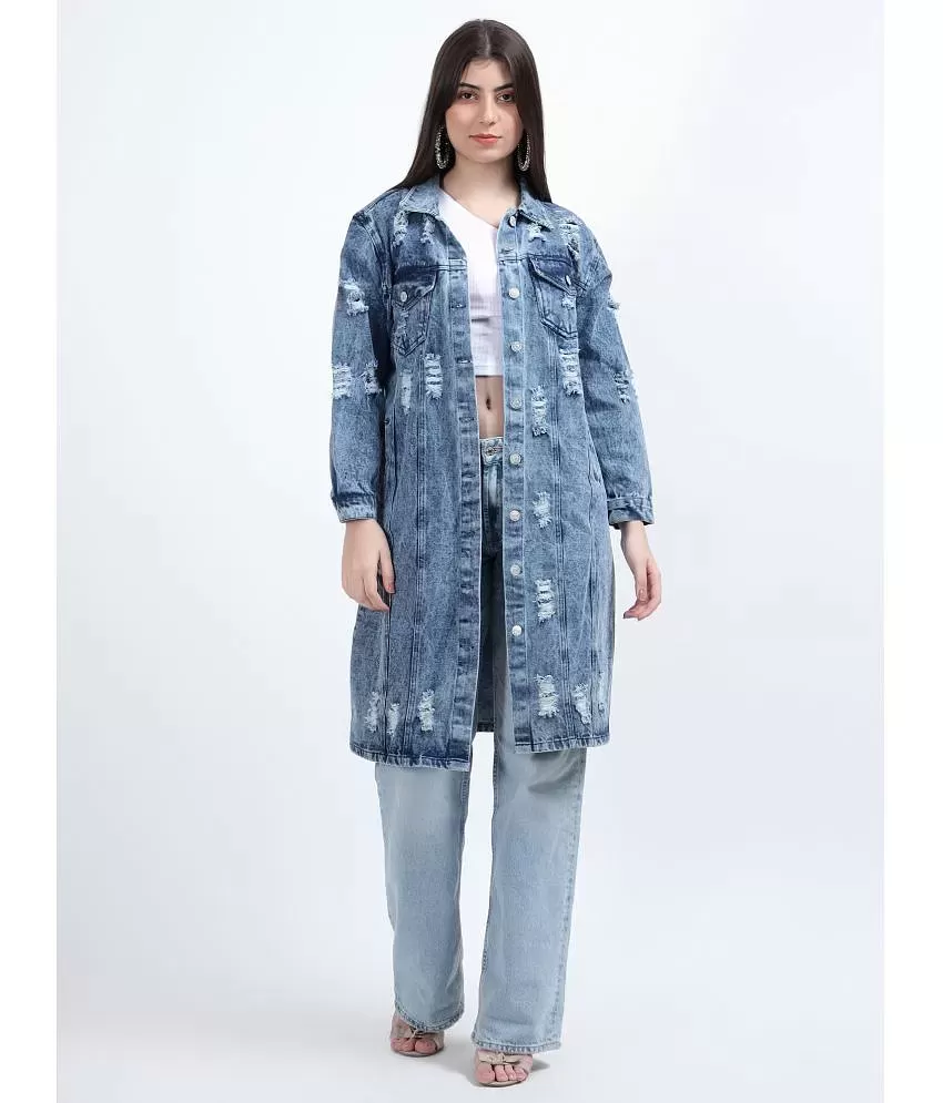 Buy Urbano Fashion Grey Denim Jacket Online at Best Price in India -  Snapdeal